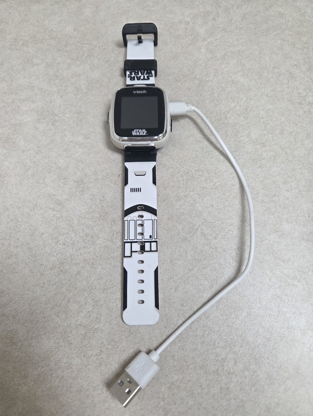 Vtech Kidizoom Star Wars First Order Stormtrooper Kids Smartwatch w/ Charge Cbl.